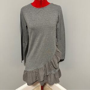 Altered state striped, ruffled, dress, size small